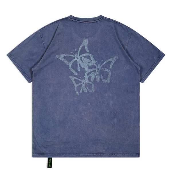 Quiet Power washed tshirt [BLUE]