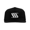 Triple S black nylon cap