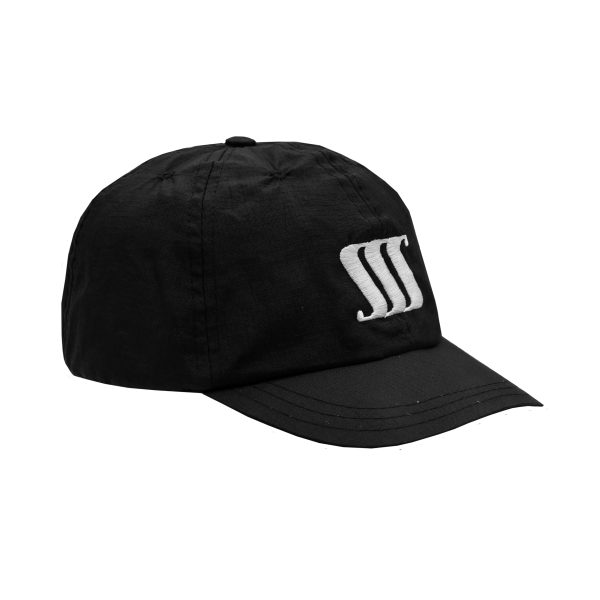 Triple S black nylon cap