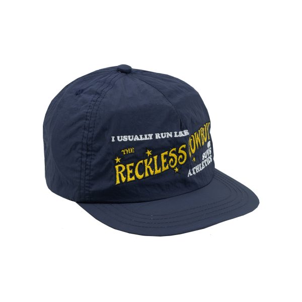 Reckless cowboy 6 panel cap blue