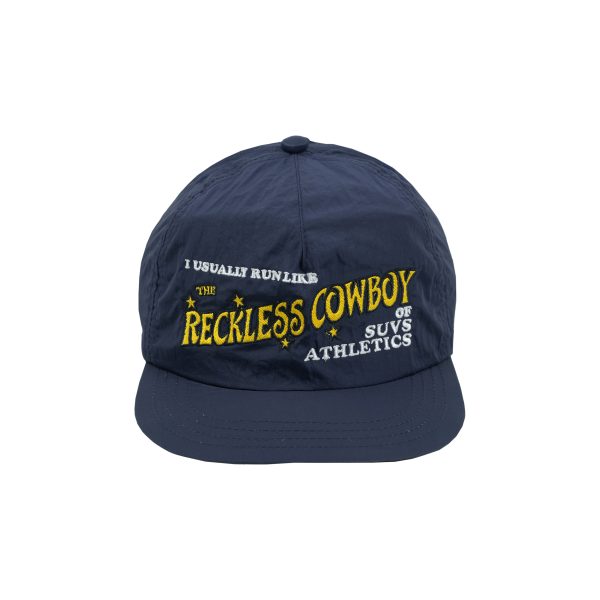 Reckless cowboy 6 panel cap blue
