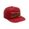 Reckless cowboy 6 panel cap red