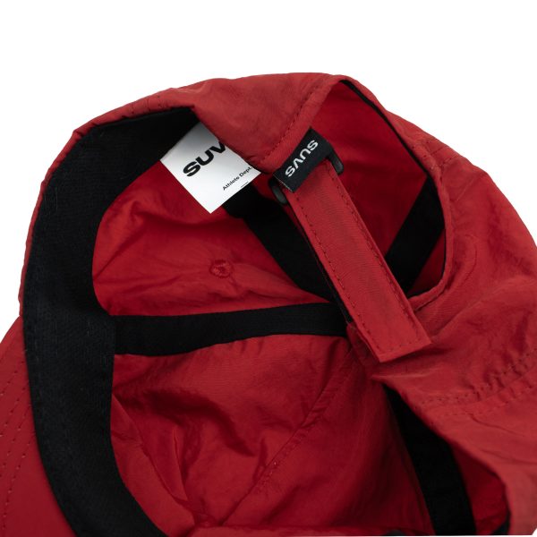 Reckless cowboy 6 panel cap red
