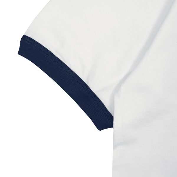 UCLA Racer Ringer White T-Shirt