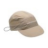 Ripstop core logo 5 panel beige cap