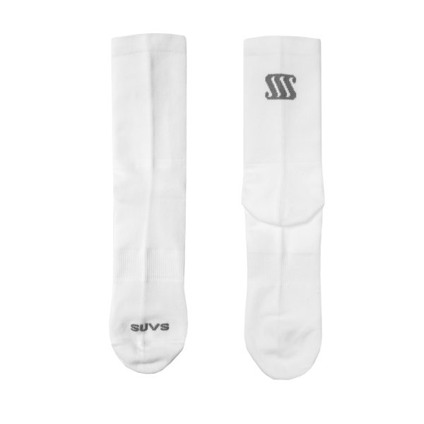 Triple "S" Race Socks - White