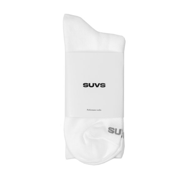 Triple "S" Race Socks - White